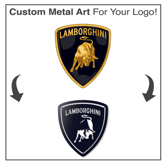 Custom Metal Car Emblem, Wall Decor, Metal Wall art