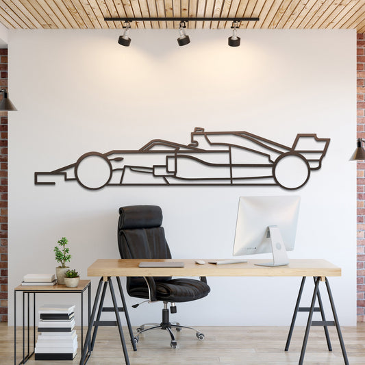 Formula 1 2020 Metal Silhouette, Wall Decor, Metal Wall art