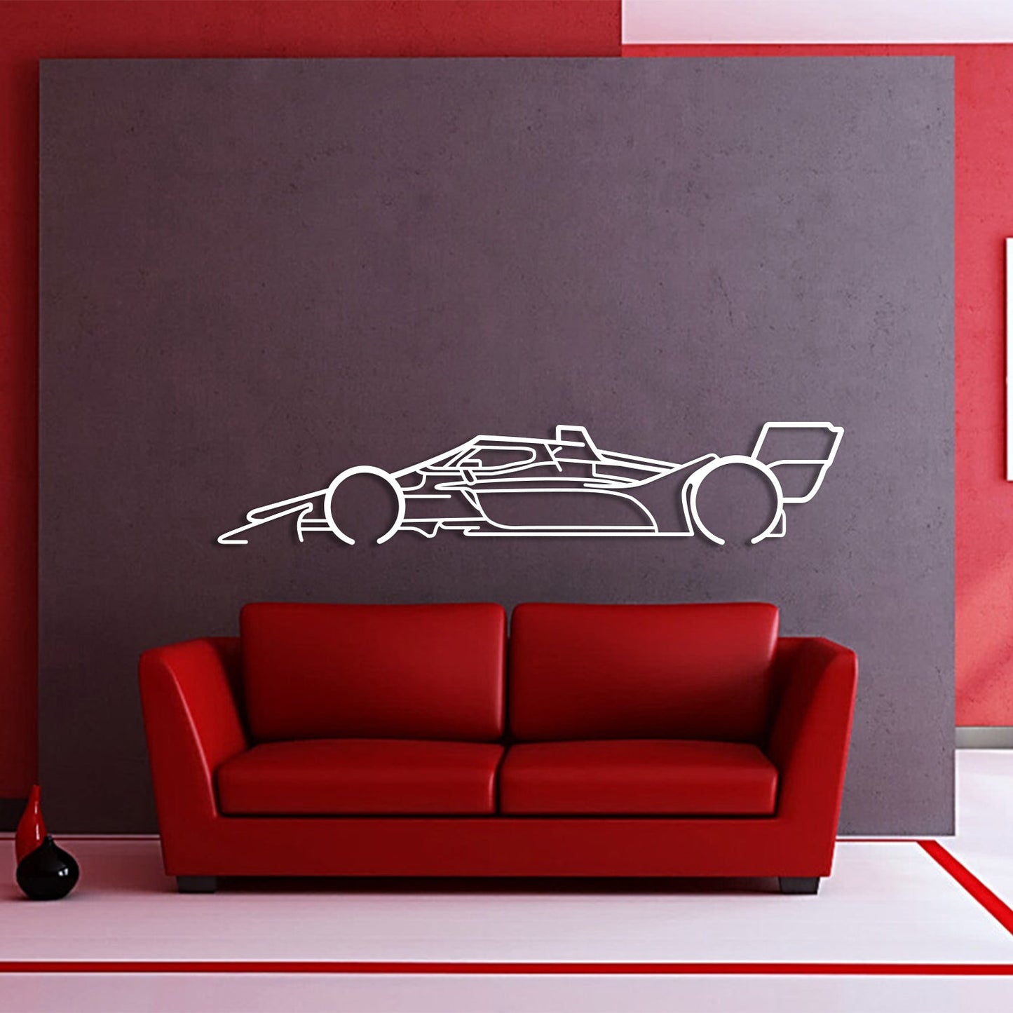 Indy Car 2022 Metal Silhouette