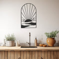 Load image into Gallery viewer, Sunny Road And Window Metal Wall Art
