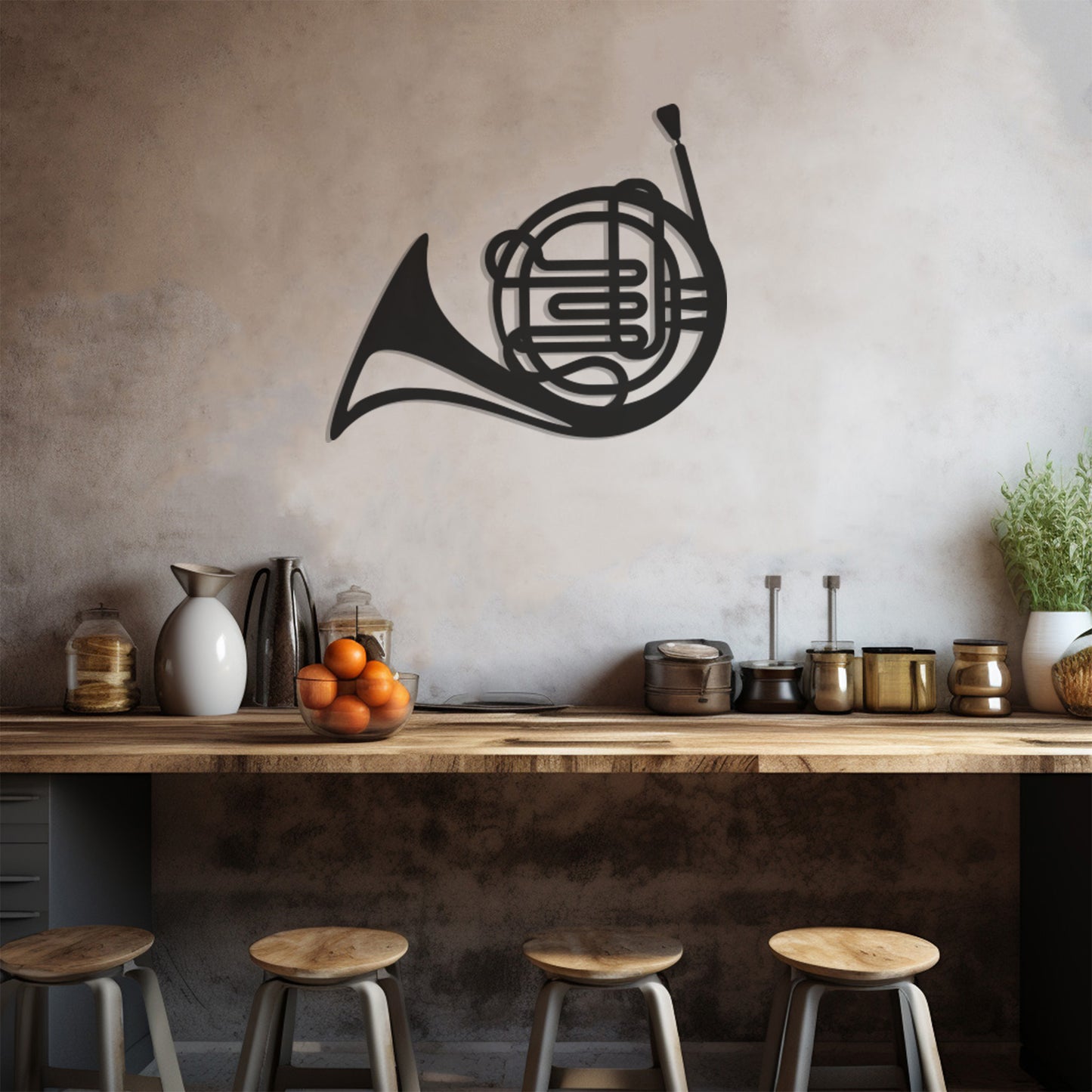 Saxophone Metal Wall Art