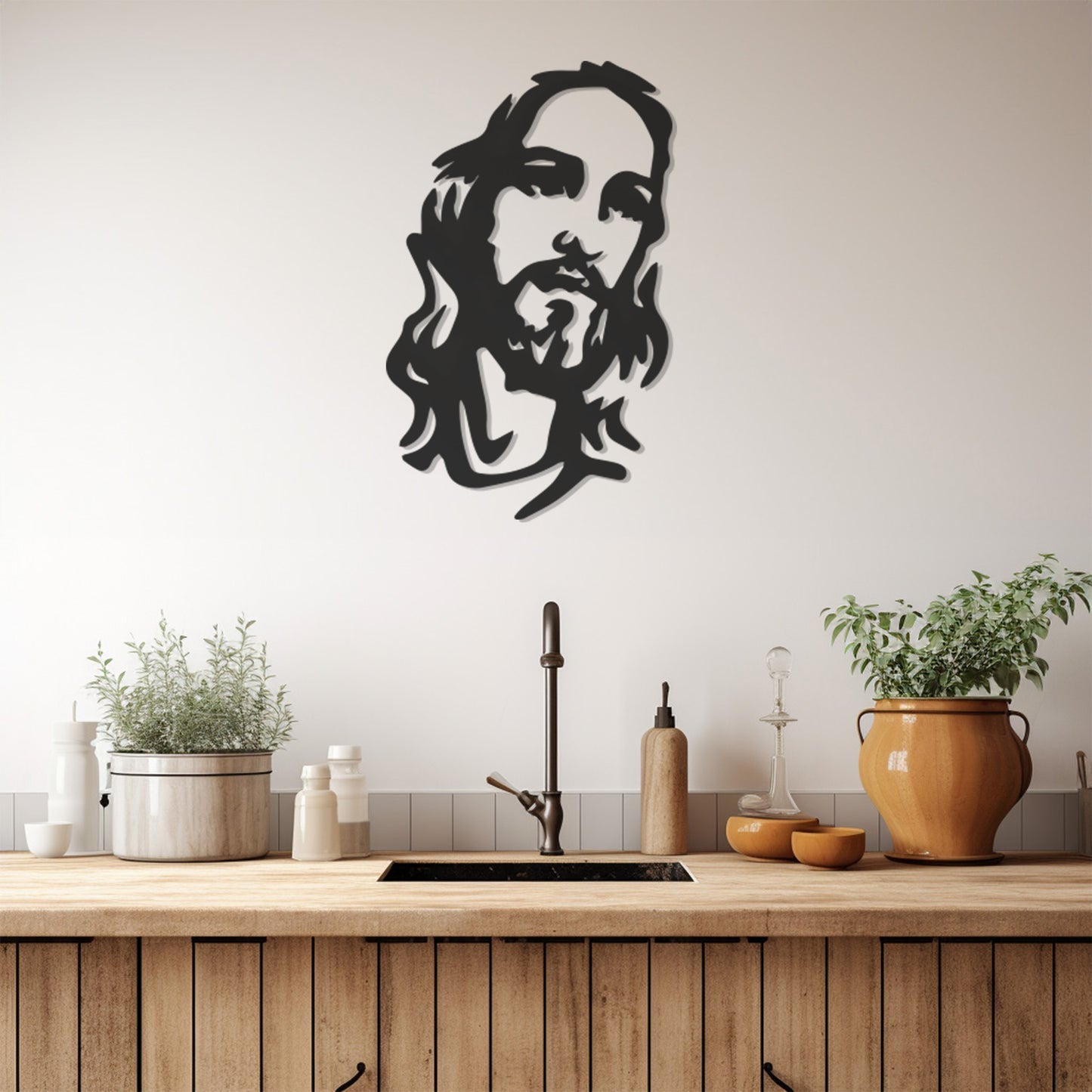 Jesus Siluet Wall Art