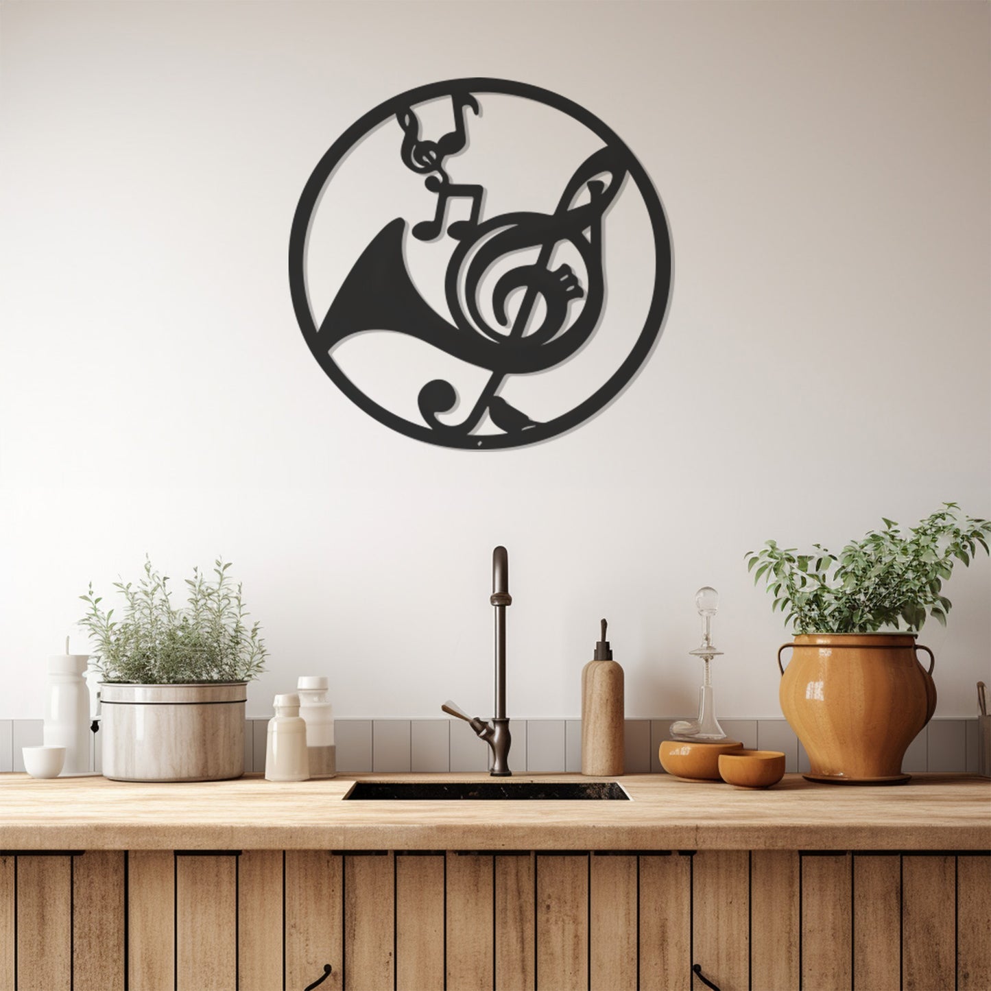 Music Notes Metal Wall Decor