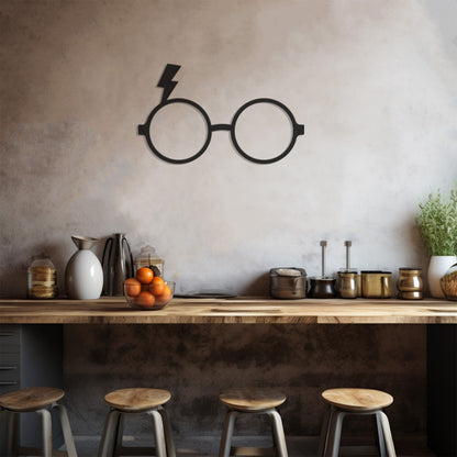 Harry Potter Glasses Metal Wall Decor
