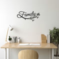 Load image into Gallery viewer, Metal Wall Decor With Famliy On A Tree Branch
