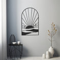 Load image into Gallery viewer, Sunny Road And Window Metal Wall Art
