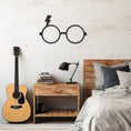 Load image into Gallery viewer, Harry Potter Glasses Metal Wall Decor, Wall Decor, Metal Wall art

