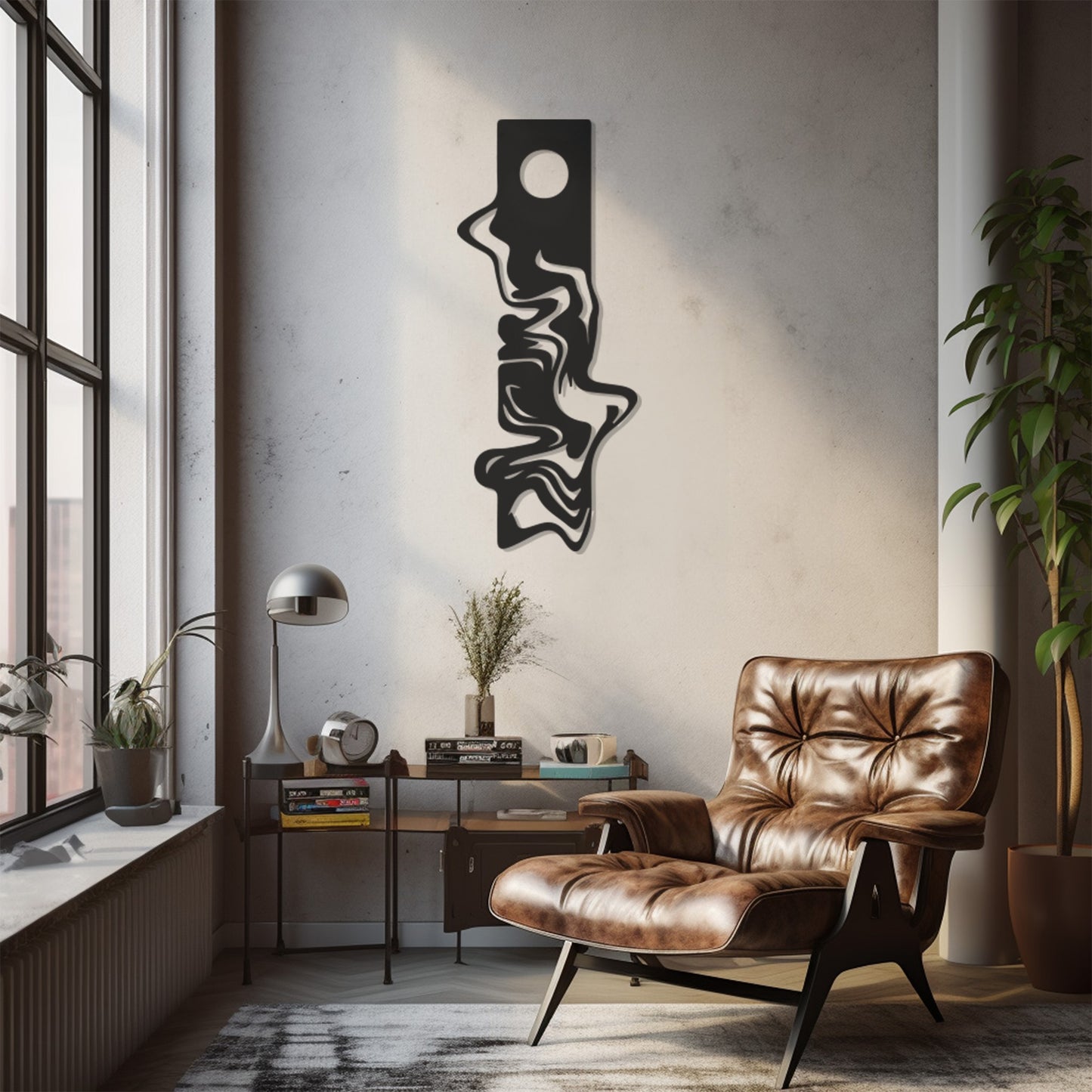Abstract Design Metal Wall Decor
