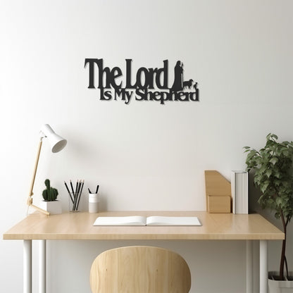 The Lord Is My Shepherd Metal Wall Decor