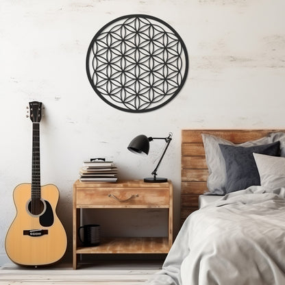 Round Abstract Pattern Metal Wall Decor