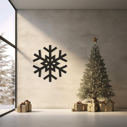 Winter Wonderland, Snowflake Metal Wall Art for Cozy Interiors