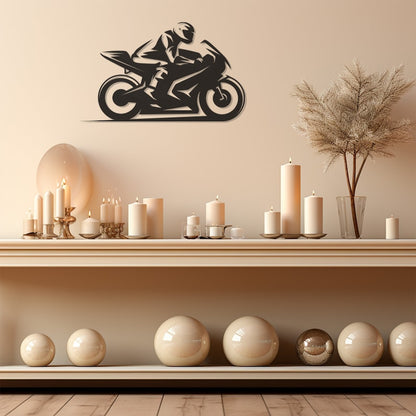 Marvelous Motorbike Design, Metal Wall Art