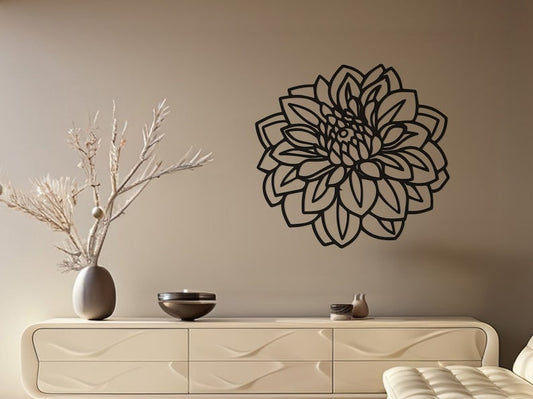 Elegant Lotus Wall, Wall Decor, Metal Wall art