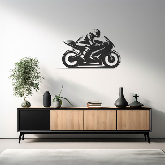 Marvelous Motorbike Design Wall, Wall Decor, Metal Wall art
