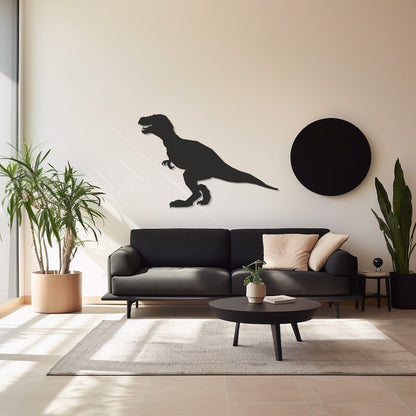 Dinosaur Metal Wall Art, Jurassic Park Inspired Kids Room Decor
